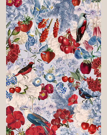 Plakat - Azure, hint of time collage studio