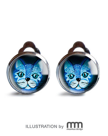 BLUE CAT klipsy, muamua design