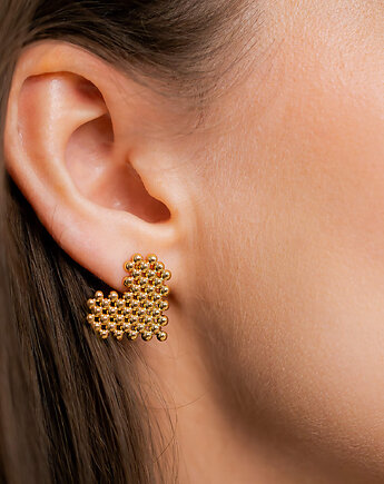 Kolczyki Serca, baj.KA