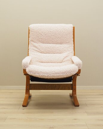 Fotel wypoczynkowy, norweski design, lata 70, Ingmar Relling, Westnofa, Przetwory design