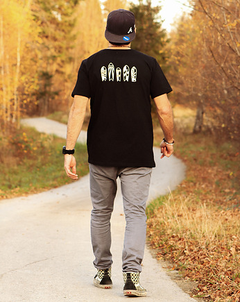 T-shirt  męski EL CLASSICO BOARDS black, Slowhop wear
