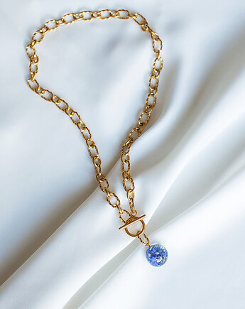 Naszyjnik z niezapominajkami, nature gift