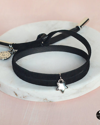 mini black  star silver, barboleta