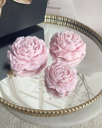 Zestaw prezentowy świece ekologiczne sojowe dekoracyjne "Peony Queen", Coccola JEWELLERY