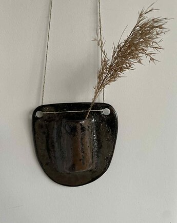 Wazon naścienny, grzelka ceramika