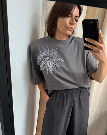 T-Shirt Art French grey z poduchami, Patchouli