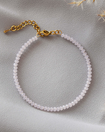 Bransoletka Gypsy z Różowych Kryształków, Ilovehandmade