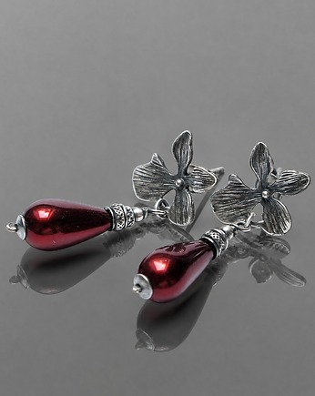Kolczyki srebrne Orchid vol. 20 /pearls/, Katia i krokodyl