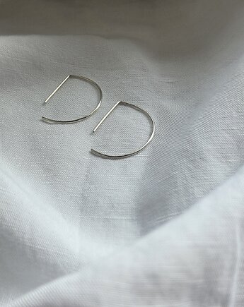 Kolczyki srebrne ORIGIN no.1, CZARNECKA