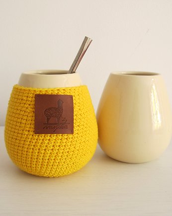Ceramiczne matero, kubek do yerba mate. , Mupka