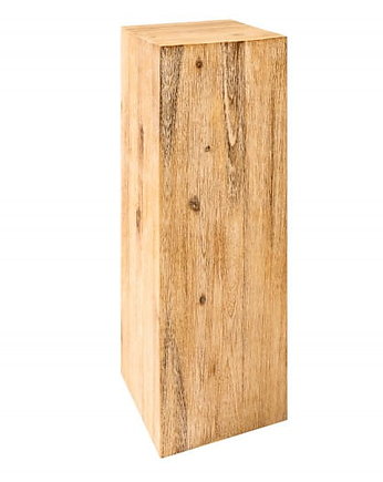 Kolumna postument kwietnik Columna drewno 75x27x27 cm, OSOBY - Prezent dla teścia