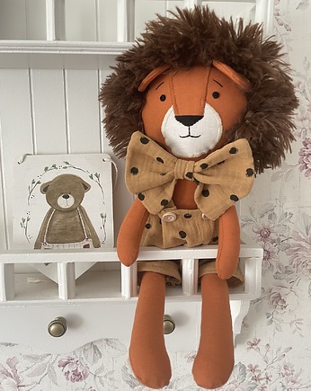 Maskotka Lew Leoś 45 cm ZAMÓWIENIE, GroKo Design
