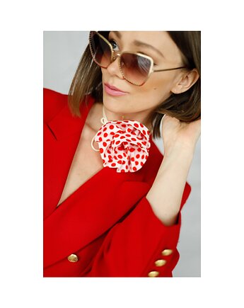 Bawełniany choker w groszki, Celina Parysów