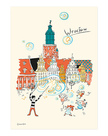 Plakat Wrocław Kamieniczki, Gliniana Kura