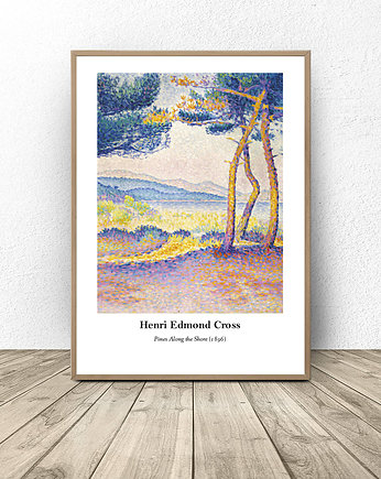 Plakat reprodukcja "Pines Along the Shore" Henri Edmond Cross, scandiposter