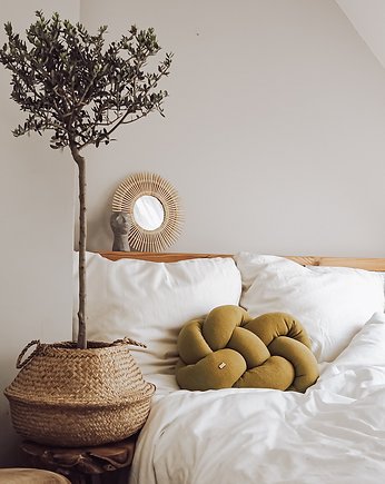 Fat Supeł Pillow prążek groszek WYPRZEDAŻ, woodnwool
