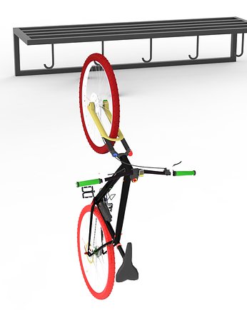 Wieszak na rowery 100cm czarny metal, Home Design