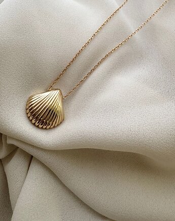 Naszyjnik srebrny pozłacany - Muszla, La Tienne