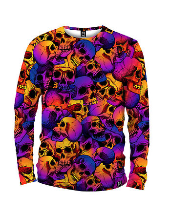 Koszulka Longsleeve Męska DR.CROW Skull Ombre, DrCrow