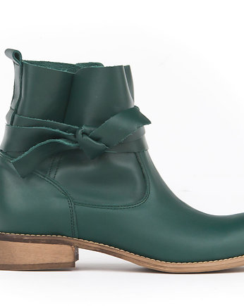 RĘCZNIE ROBIONE BOTKI ZAPATO 458 ZIELONY, Zapato