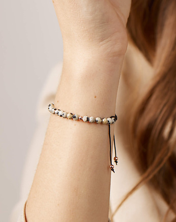 Bransoletka z jaspisu dalmatyńskiego, baj.KA