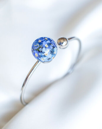 Bransoletka z niezapominajkami, nature gift