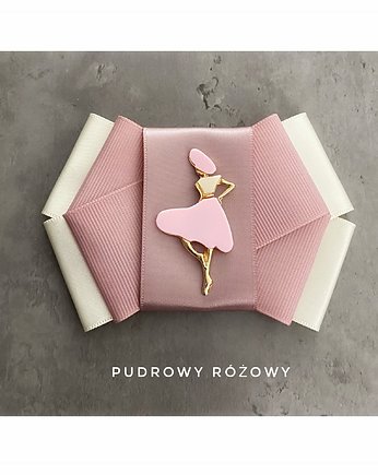 Brosza Glamour  z  Pudrową Damą NEW, Pudrowy Różowy