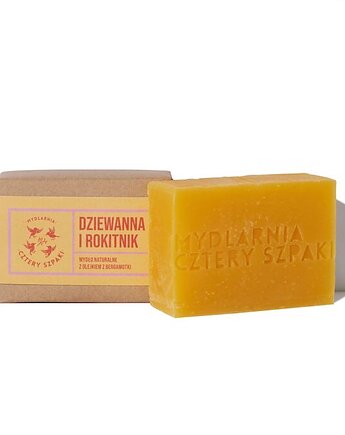 Naturalne mydło 4 szpaki - Dziewanna i rokitnik, W niemalowane