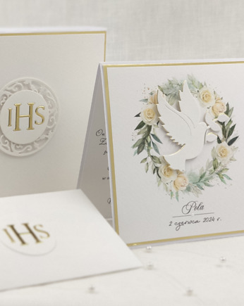 Kartka na komunię z pudełkiem, 19D, Anna Art and Crafts