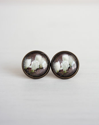 Kolczyki - Magnolia - sztyfty, małe, yenoo