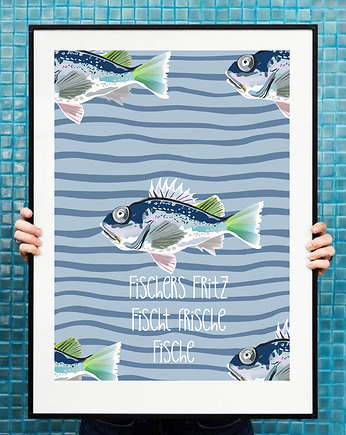 Plakat Świeże ryby, Project 8