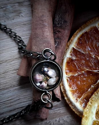 Bransoletka z wrzosem, mini, Figa handmade accessories