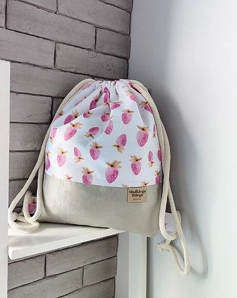 Worko-plecak dziecięcy Strawberry Lihgt, Słodkiego Miłego Szycia