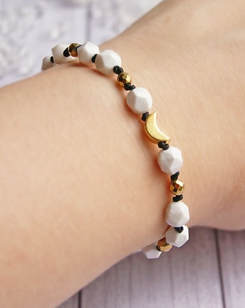 Amulet LUNULA howlit - uspokaja, kaktusia