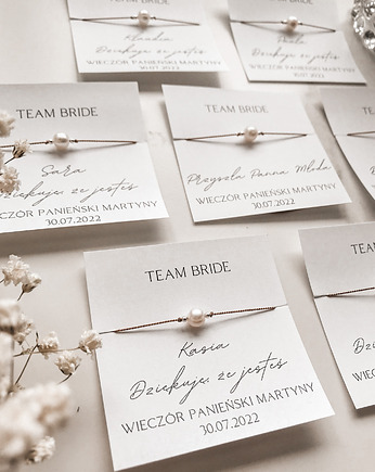 Bransoletki Team Bride  komplet 4 szt, Tiny Stone