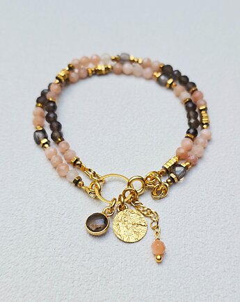 Podwójna Bransoletka Beżowy Vibe, ILEA