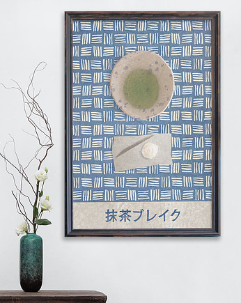 Matcha - plakat z japońską herbatą, minimalmill