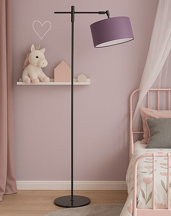 Regulowana lampa podłogowa na wysięgniku do pokoju dziecka MELTON KIDS