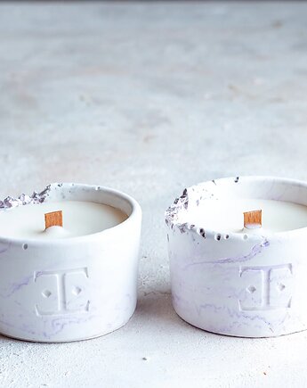 Zestaw 2 świeczek małych Lavender Classic, Esti