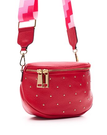 Torebka skórzana z ćwiekami (6534), BOSCCOLO