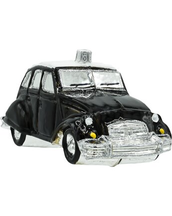 Bombka choinkowa: Samochód Citroen 2CV: czarny, Syn Bombkarza