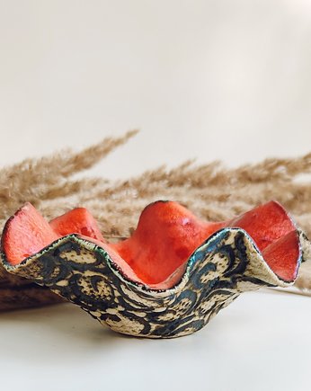 Patera Shapes - czerwień, ArtStyl Pracownia Ceramiki