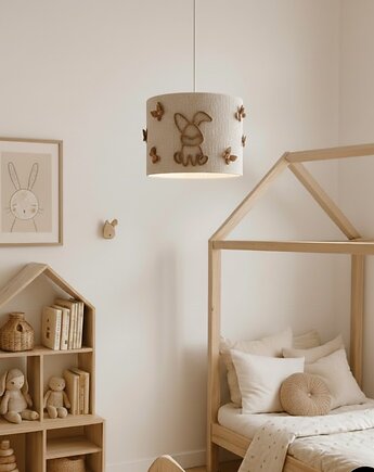 Lampa w króliczki do pokoju dziecka - króliczek, Boholine