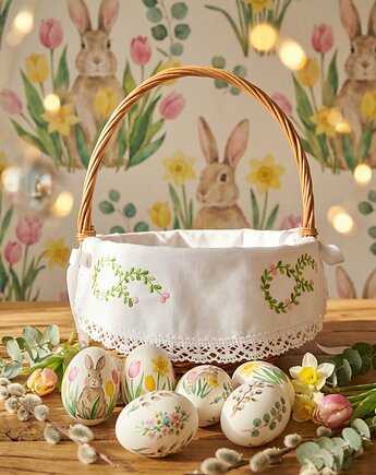 Serwetka do koszyka WIĄZANA duża BUKSZPAN I, Monart