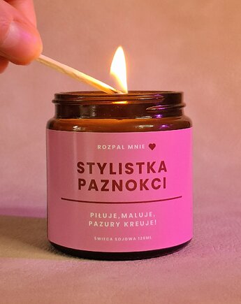 Świeczka sojowa Stylistka Paznokci, SOy