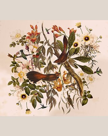 Plakat - Ogród no. 2, hint of time collage studio