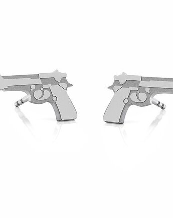 Kolczyki srebrne  unisex BERETTA, ISSI Jewelry
