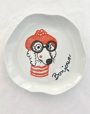 Talerzyk dekoracyjny  - Francuski piesek, Mint In Paper