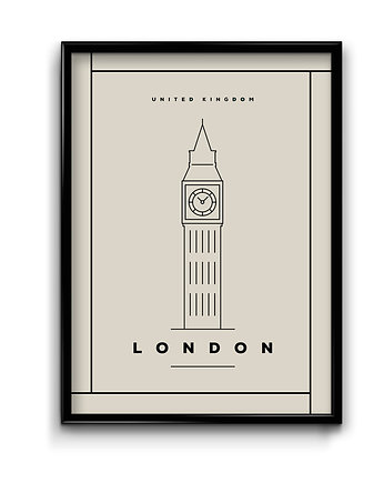 Plakat Londyn, OKAZJE - Prezent na Wieczór kawalerski