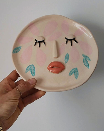 "Kwiatostan" III - talerzyk ceramiczny, LaKama